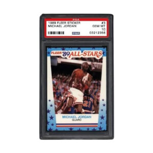 Michael Jordan 1989 Fleer Basketball Card #3 PSA 10